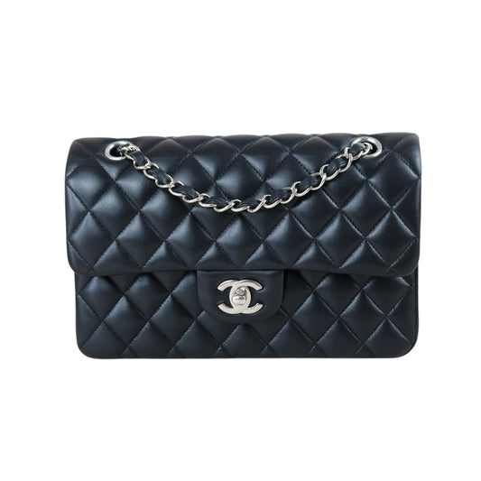 Include Entrupy Certificate of Authenticity｜Very Good ( Rank A)｜ CHANEL Lamb Skin Matrasse Chain Double Flap 23 Shoulder Bag  Black Made In 2020-2021 Year｜S26090748