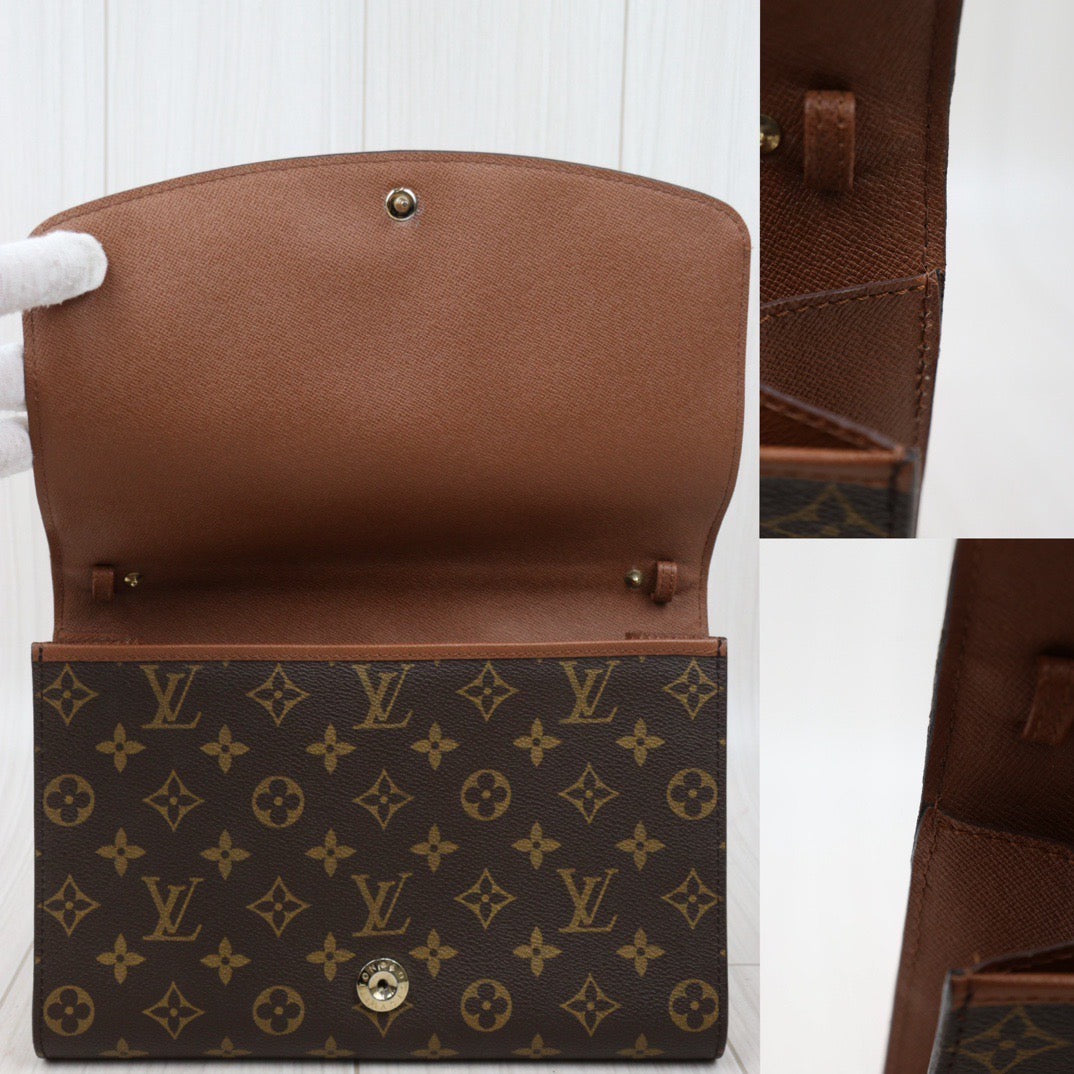 Rank AB ｜ LV Monogram Bordeaux GM Shoulder Bag ｜24043002