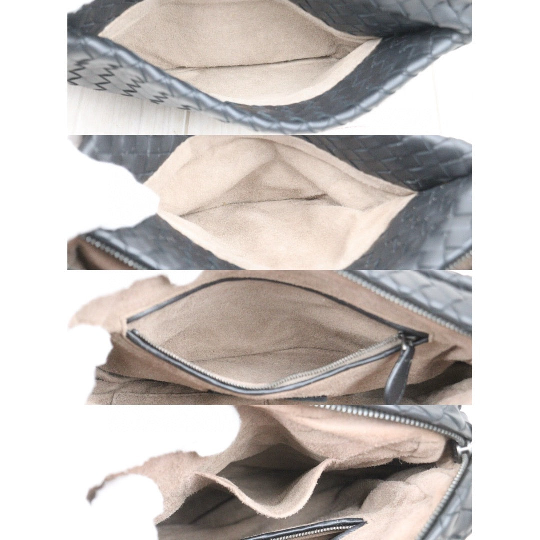 Very Good ( Rank A)｜ Bottega Veneta Lamb Skin Loop Camera Shoulder Bag Black｜S25032609