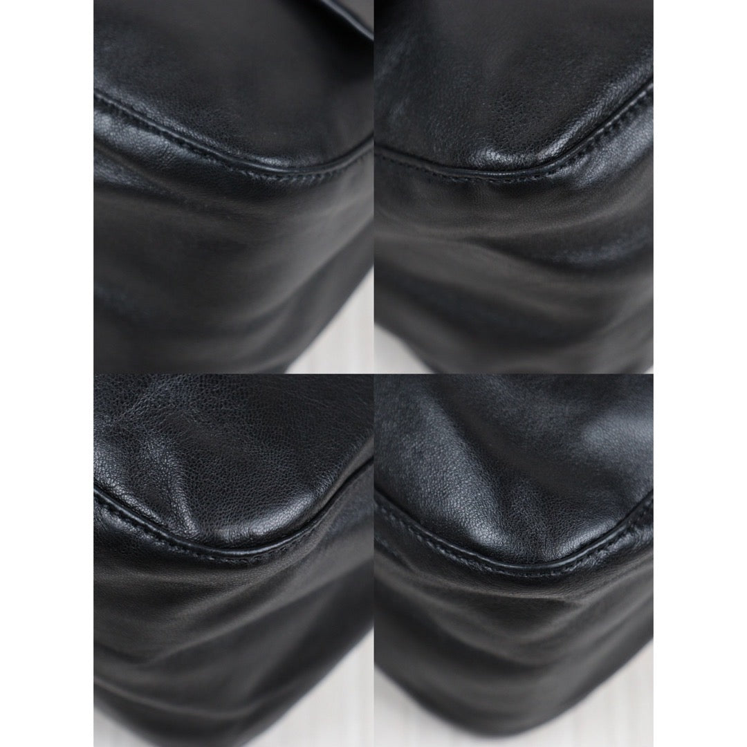 Rank AB｜ FENDI Lamb Skin Baguette Shoulder Bag ｜Q24030501