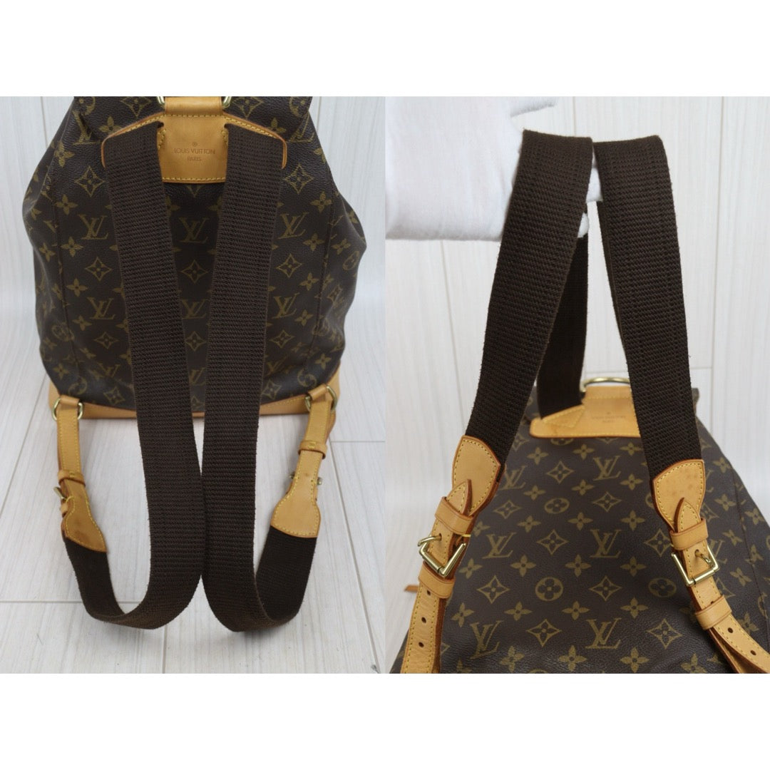 Include Entrupy Certificate of Authenticity｜Good ( Rank AB)｜ Louis Vuitton Monogram Montsouris GM Backpack｜26011404