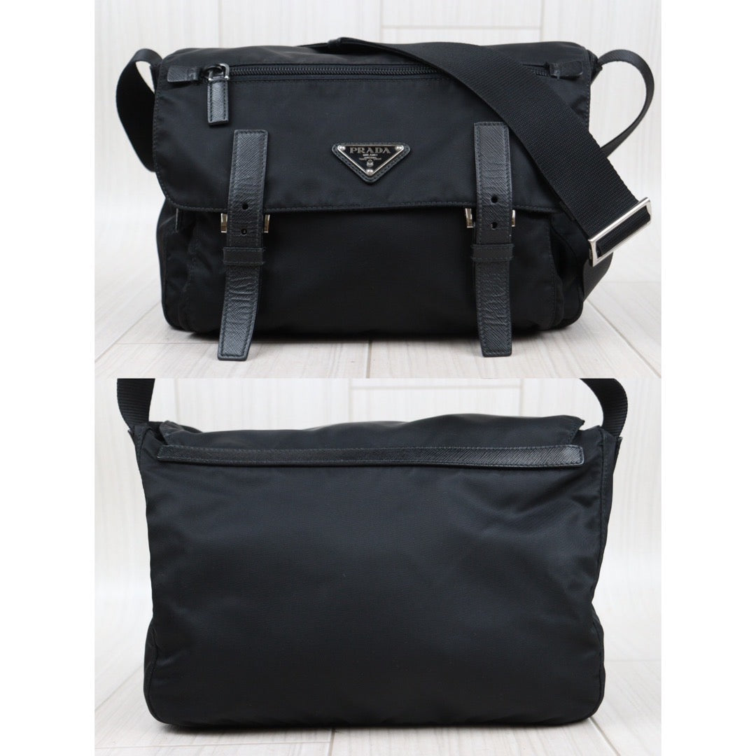 Rank AB｜Prada  Nylon ShoulderBag Black｜24030520