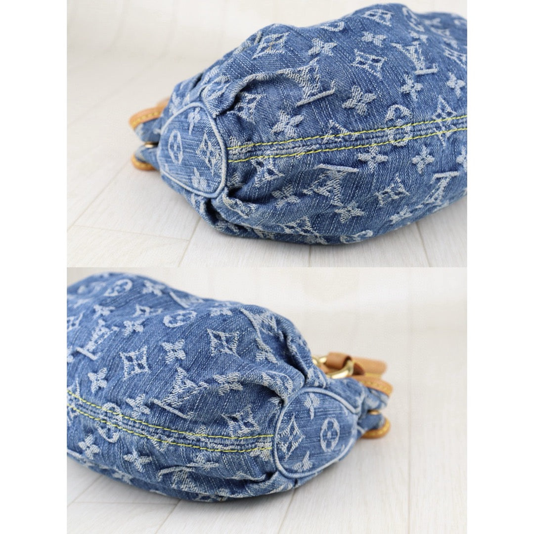 Good ( Rank AB)｜  LV Monogram Denim Pleaty Hand Bag ｜S25011503
