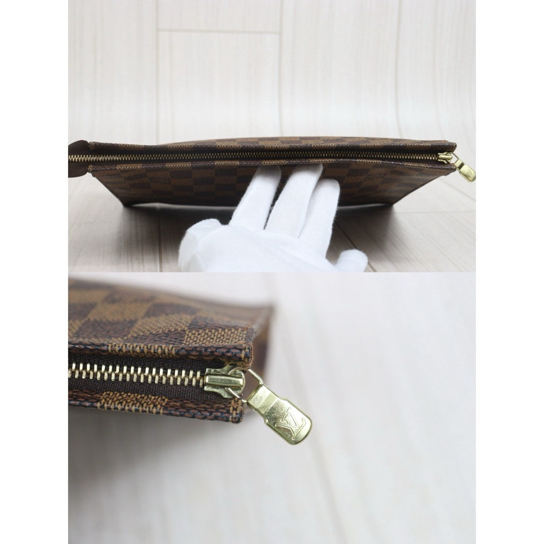Include Entrupy Certificate of Authenticity｜Good ( Rank AB)｜ Louis Vuitton Truth Toilet 26 Damier Cosmetic Pouch Handbag｜26072401
