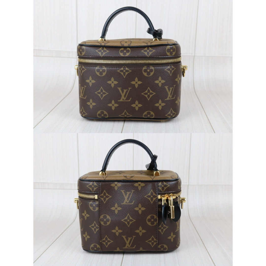 Include Entrupy Certificate of Authenticity｜Very Good ( Rank A)｜ Louis Vuitton Monogram Vanity Handbag Shoulder Bag IC Chips Model｜S26051106