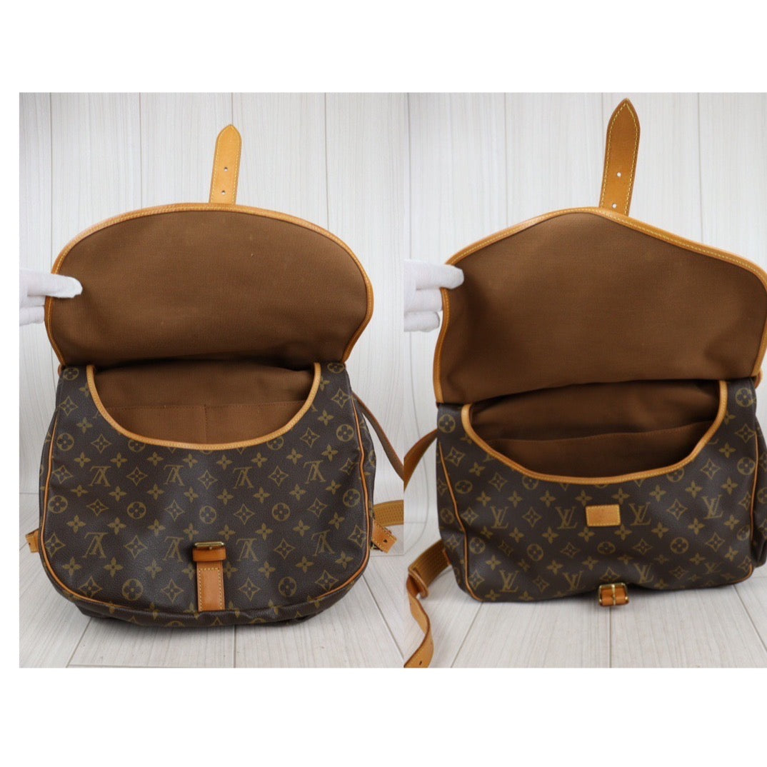 Rank AB ｜ LV Monogram Saumur 35 Shoulder Bag｜23121920