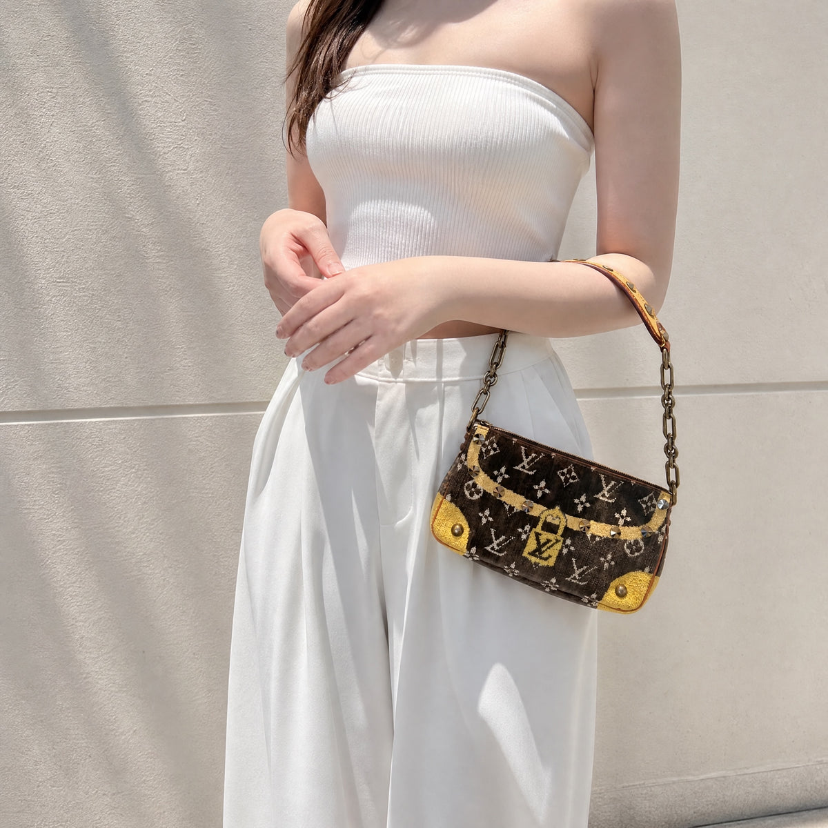 Include Entrupy Certificate of Authenticity｜Good ( Rank AB)｜Louis Vuitton Trompe‑L'oeil Pochette Accessoires｜S26073117