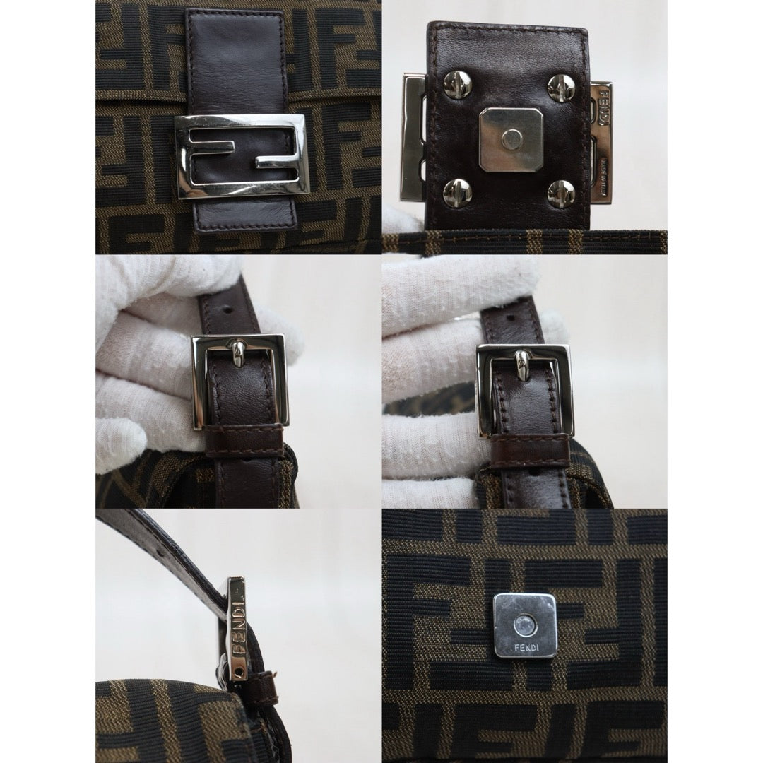 Good ( Rank AB) ｜ FENDI Zucca Mamma Baguette Shoulder Bag ｜S25110403