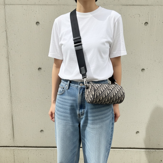 Include Entrupy Certificate of Authenticity｜Good ( Rank AB) ｜ Dior Trotter Roller Papillon Shoulder Bag ｜S26031801