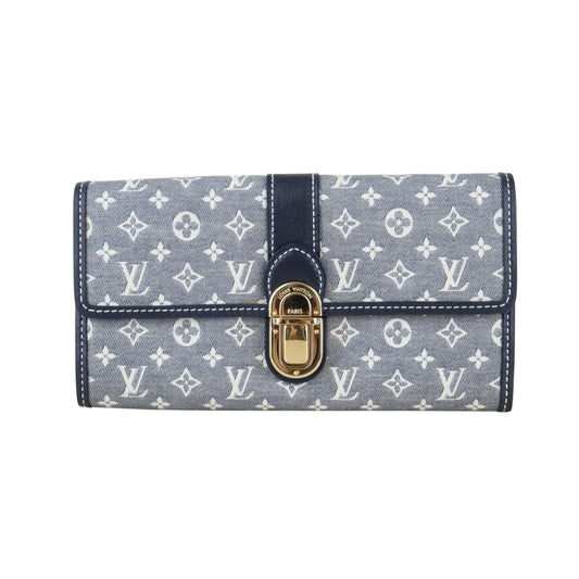 Include Entrupy Certificate of Authenticity｜Very Good ( Rank A)｜ Louis Vuitton Monogram Ldylle Portefeuille Sarah Long Wallet Encre｜Z26091509
