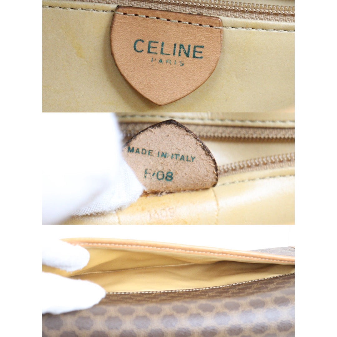 Rank AB｜ CELINE Macadam Shoulder Bag ｜V24012523