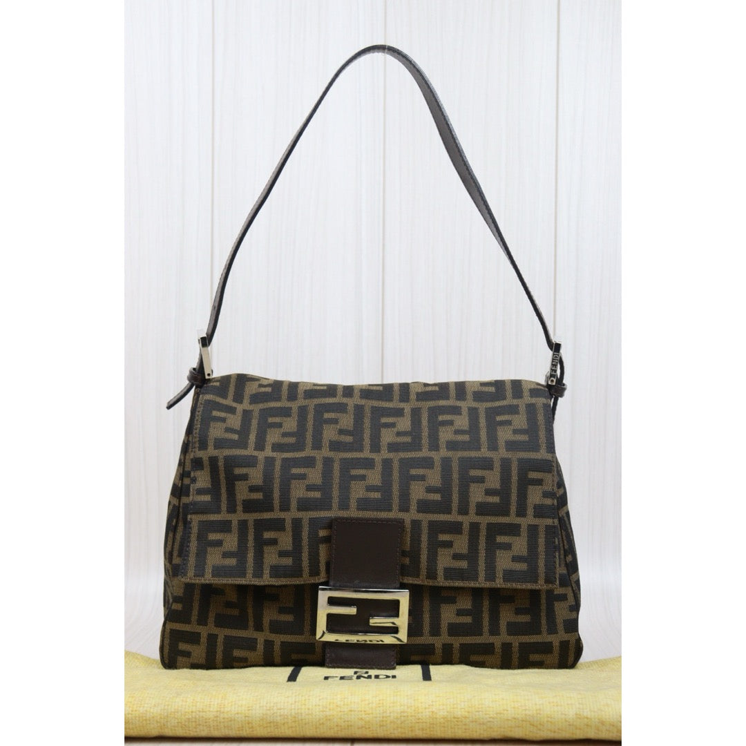 Very Good ( Rank A)｜ FENDI Zucca Mamma Baguette Shoulder Bag｜25060501
