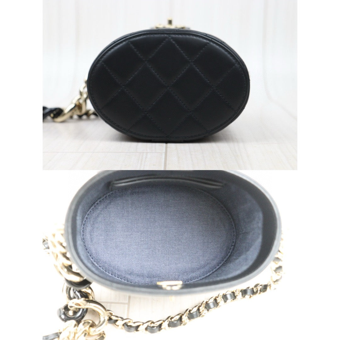 Excellent（Rank SA）｜ CHANEL Matrasse Lamb Skin Vanity Shoulder Bag ｜P24122009