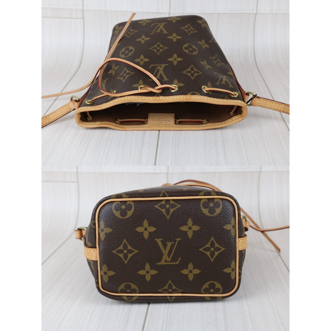 Include Entrupy Certificate of Authenticity｜Good ( Rank AB)｜ Louis Vuitton Monogram  Nano Noe  Shoulder Bag IC Chips Model｜X26042004