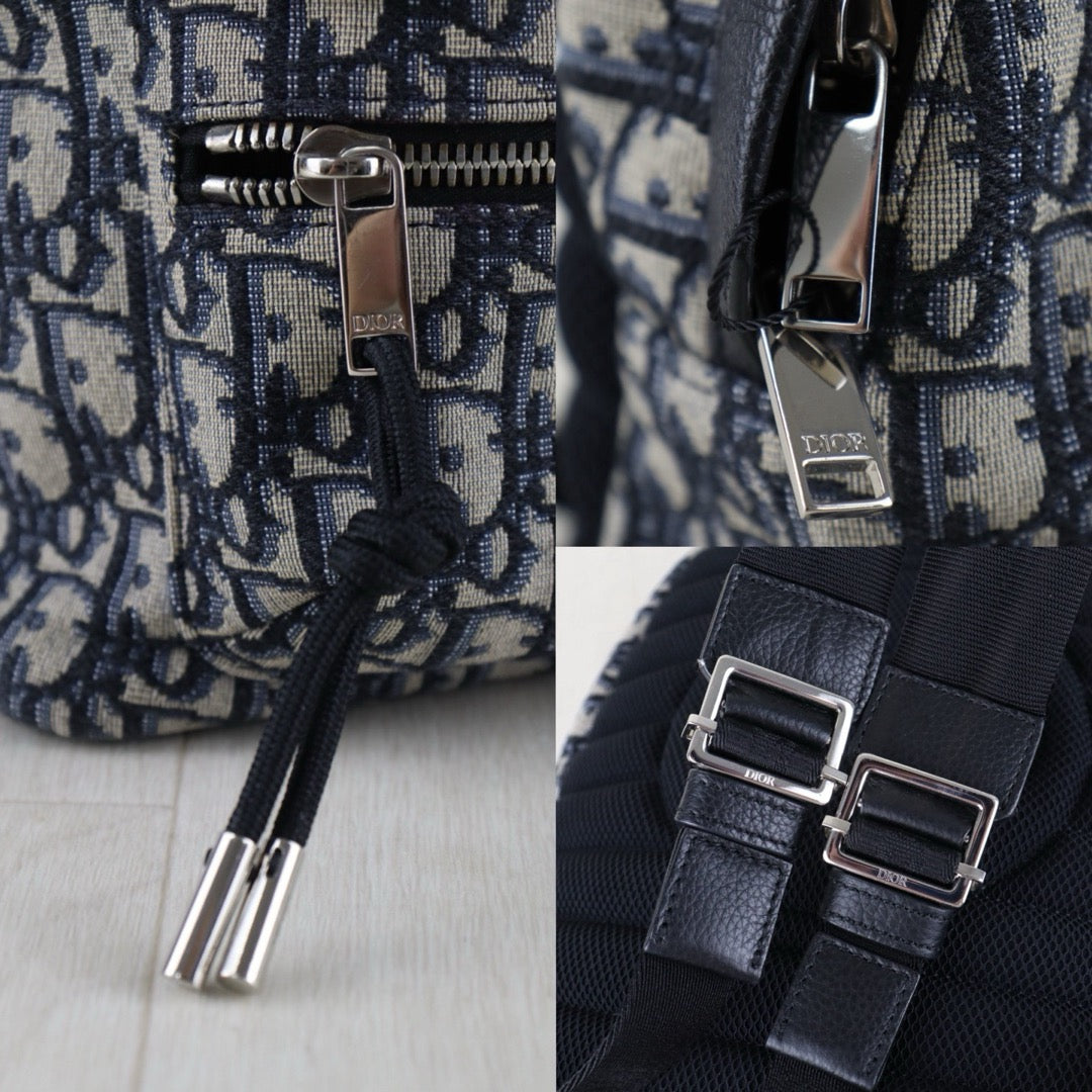 Include Entrupy Certificate of Authenticity｜Very Good ( Rank A)｜Dior Trotter Montaige  Oblique Rider  Backpack ｜S26090701
