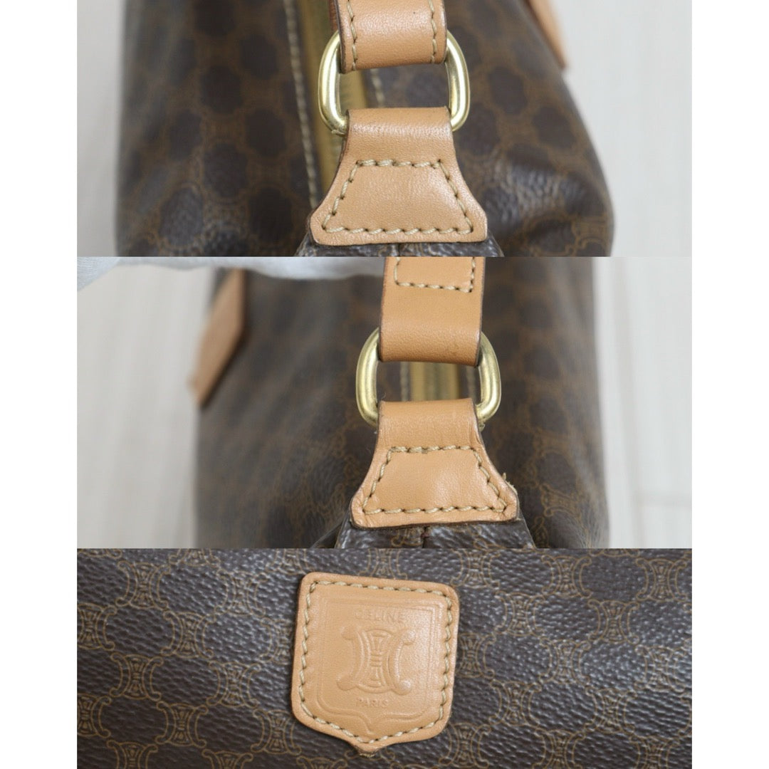 Include Entrupy Certificate of Authenticity｜Good ( Rank AB)｜ CELINE Vintage Macadam Hand Bag ｜26100802