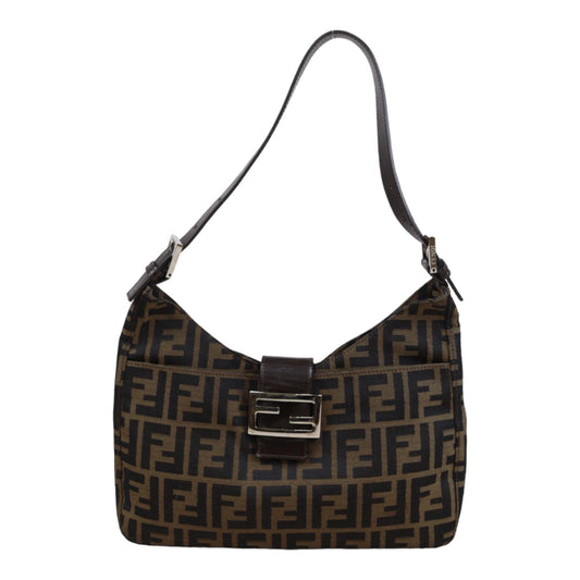 Rank A｜ FENDI Zucca Mamma Shoulder Bag ｜24011214