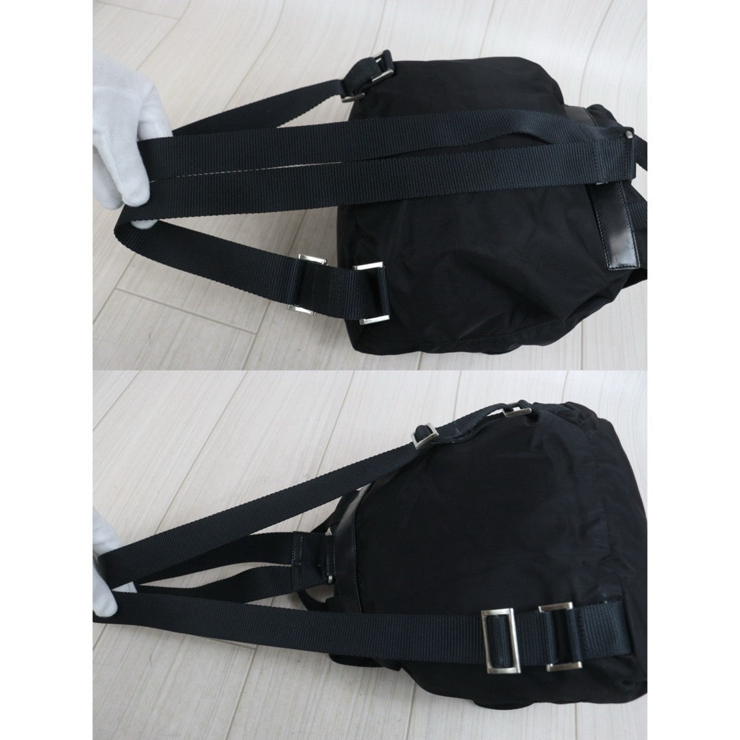 Include Entrupy Certificate of Authenticity｜Good ( Rank AB) ｜Prada  Nylon Black Backpack Small｜26071504