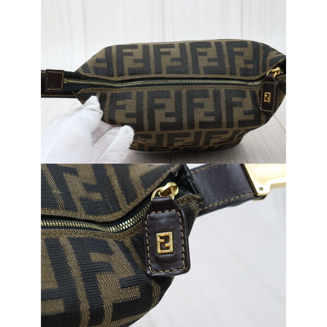 Good ( Rank AB)｜ FENDI PM Zucca Handbag ｜25040811