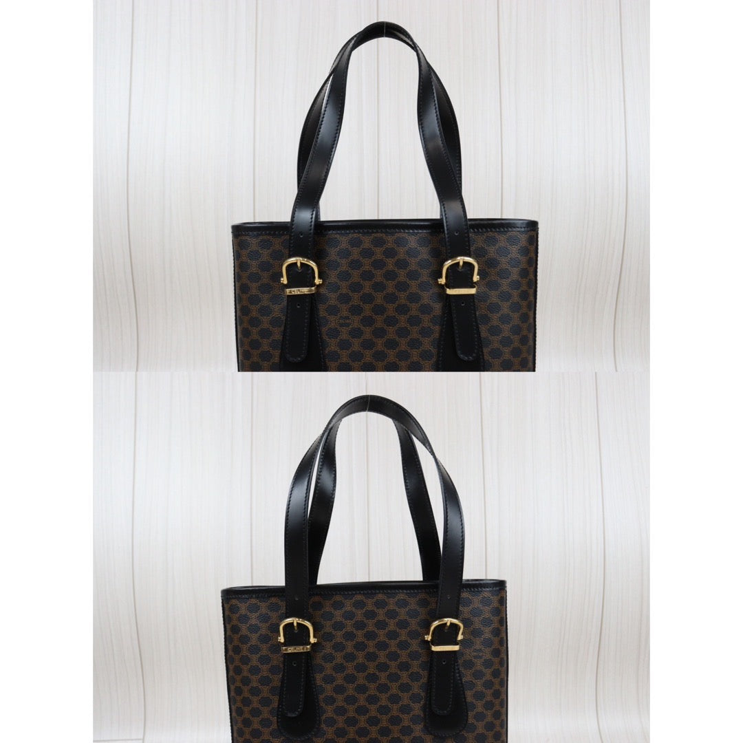 Rank A ｜ CELINE Black Macadam ToteBag ｜24012517