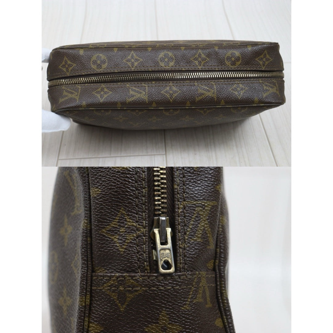 Include Entrupy Certificate of Authenticity｜Good ( Rank AB)｜ Louis Vuitton Truth Toilet 28 Monogram Makeup Pouch｜26070313