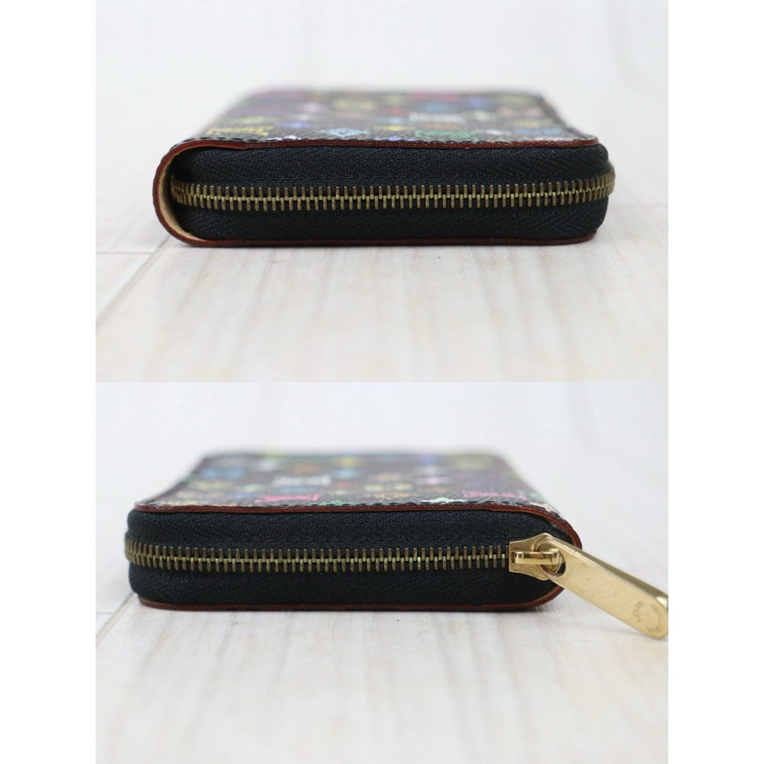 Very Good ( Rank A)｜ LV Monogram Multicolor Wallet Black ｜24122624