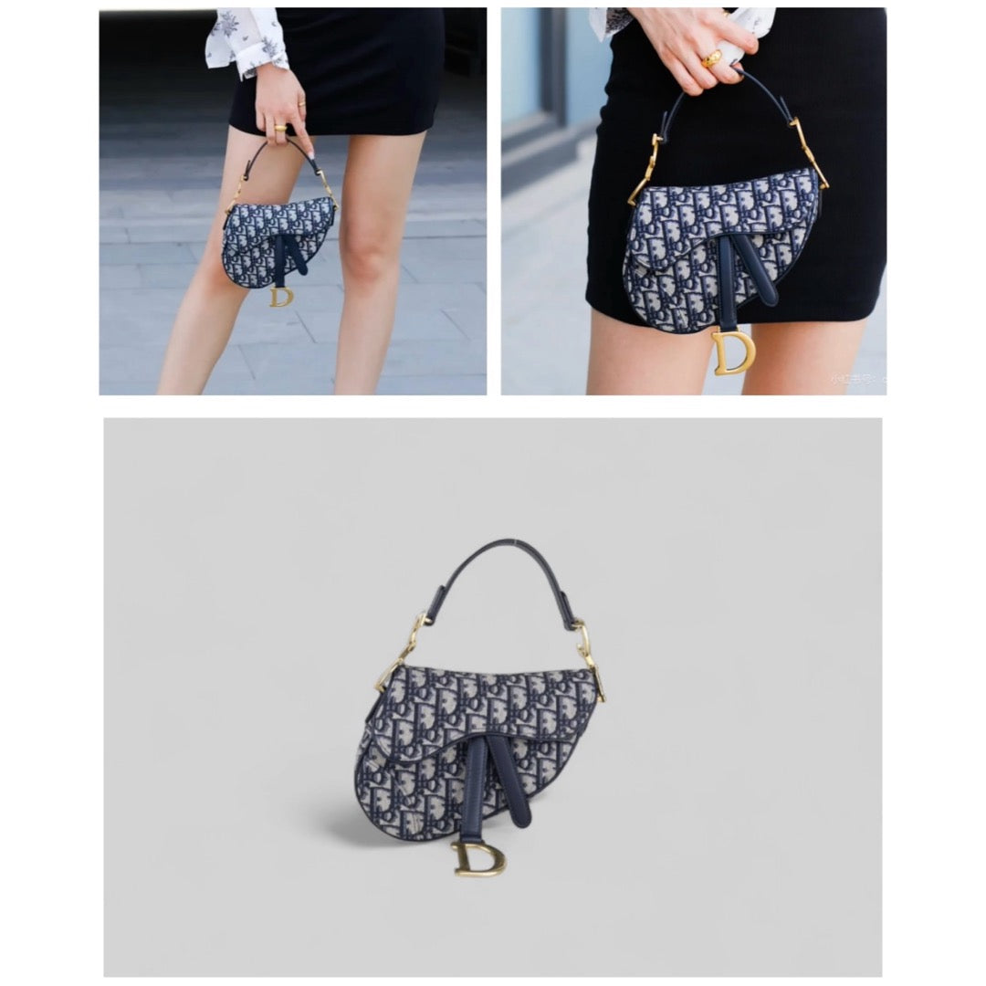Very Good ( Rank A)｜Dior Trotter Saddle Shoulder Bag Small｜H25052610
