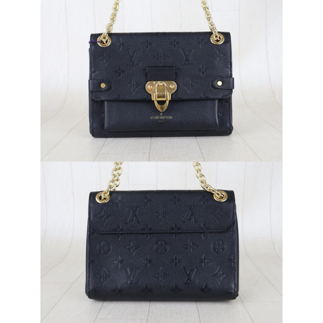 Include Entrupy Certificate of Authenticity｜Very Good ( Rank A) ｜Louis Vuitton Monogram Empreinte Vavin Leather Shoulder Bag Black IC Chips Model ｜S26051501