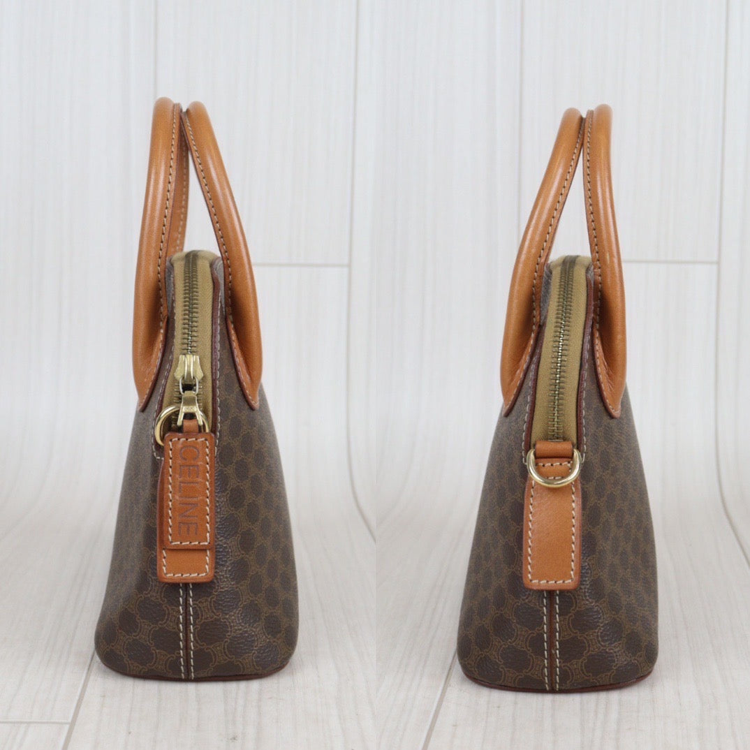 Rank A ｜ CELINE Macadam Mini Hand Bag With Shoulderstap ｜V23092821