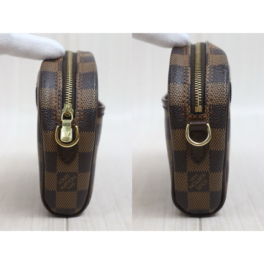 Include Entrupy Certificate of Authenticity｜Very Good ( Rank A)｜Louis Vuitton Damier Ebene Bumbag Shoulder Bag ｜26070105
