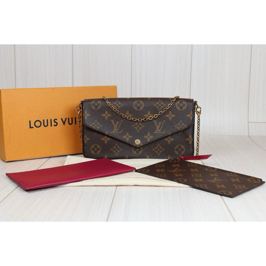 Rank A ｜LV Monogram Pochette Felicie Shoulder Bag｜S24071605