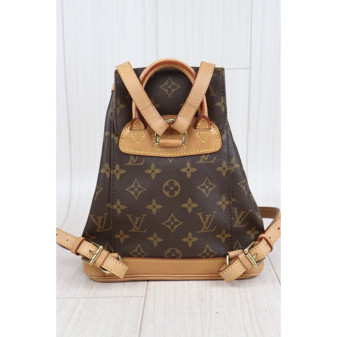 LOUIS VUITTON Monogram Mini Montsouris PM Backpack Vintage 