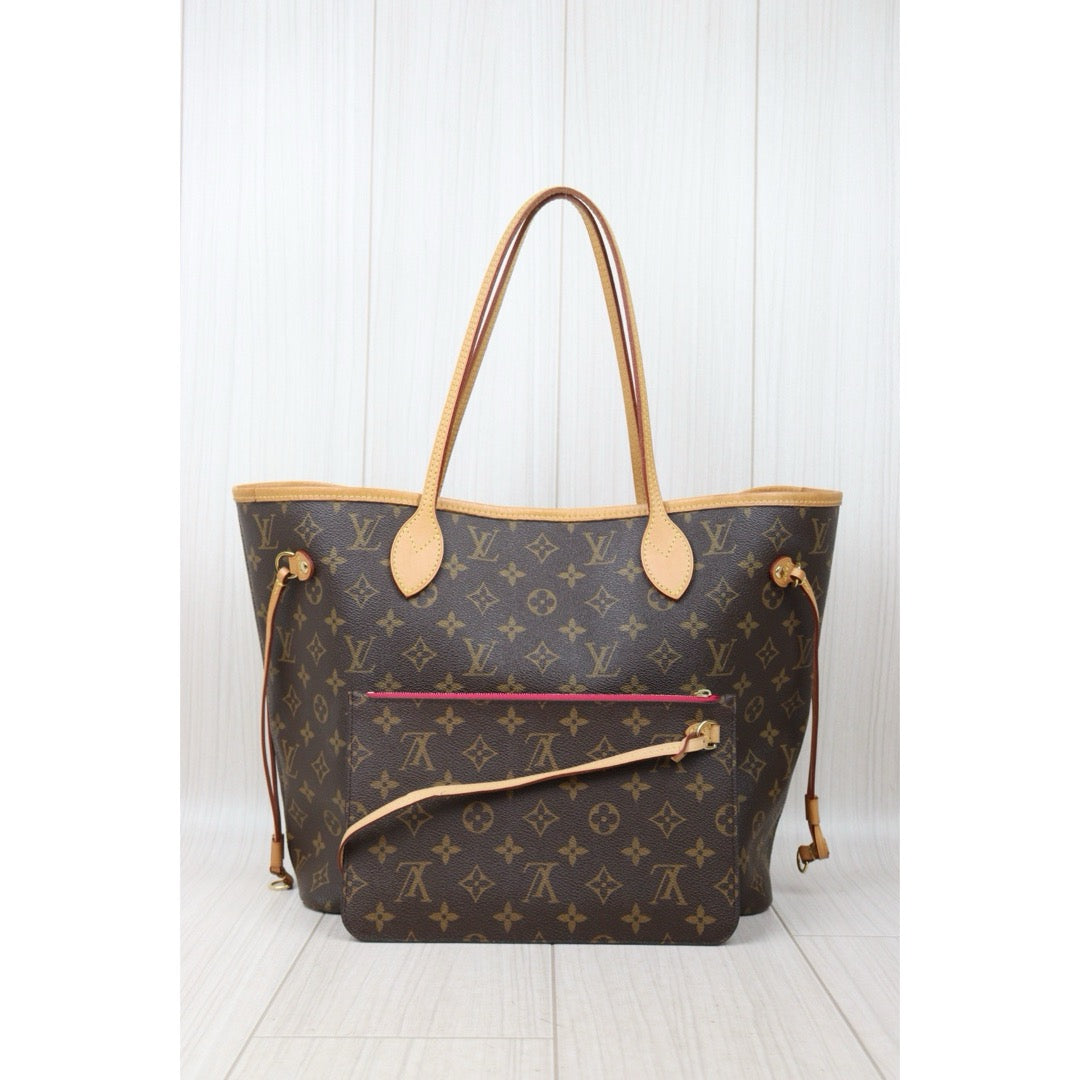 Rank AB ｜ LV Monogram Neverful MM ShoulderBag With Pouch｜S24030417