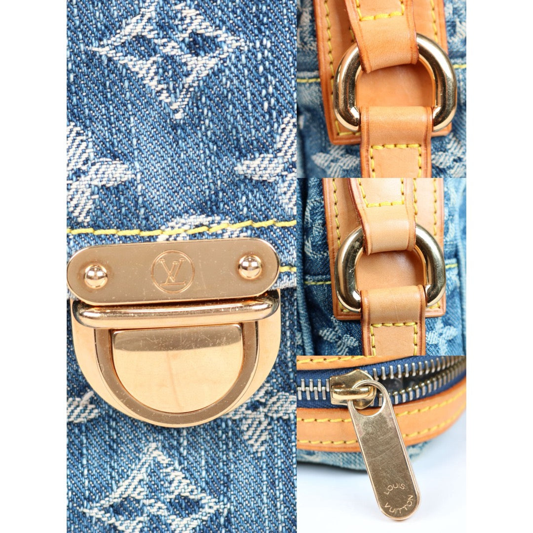 Rank AB ｜LV Monogram Denim Blue Camera Bag Shoulder Bag｜S24080502