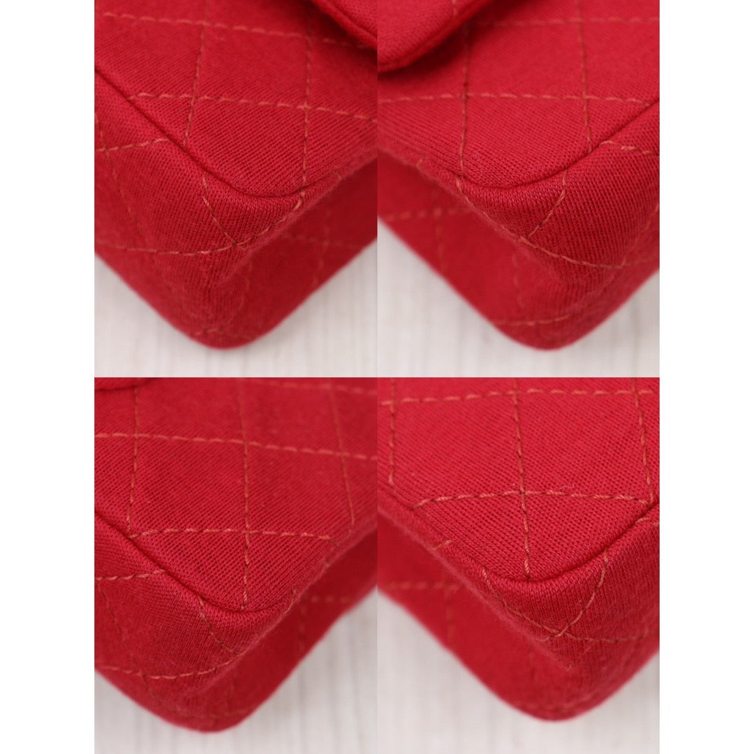 Good ( Rank AB)｜ CHANEL Canvas 2.55 Baguette Shoulder Bag Red Made In 2006-2008Year｜ Y24051711