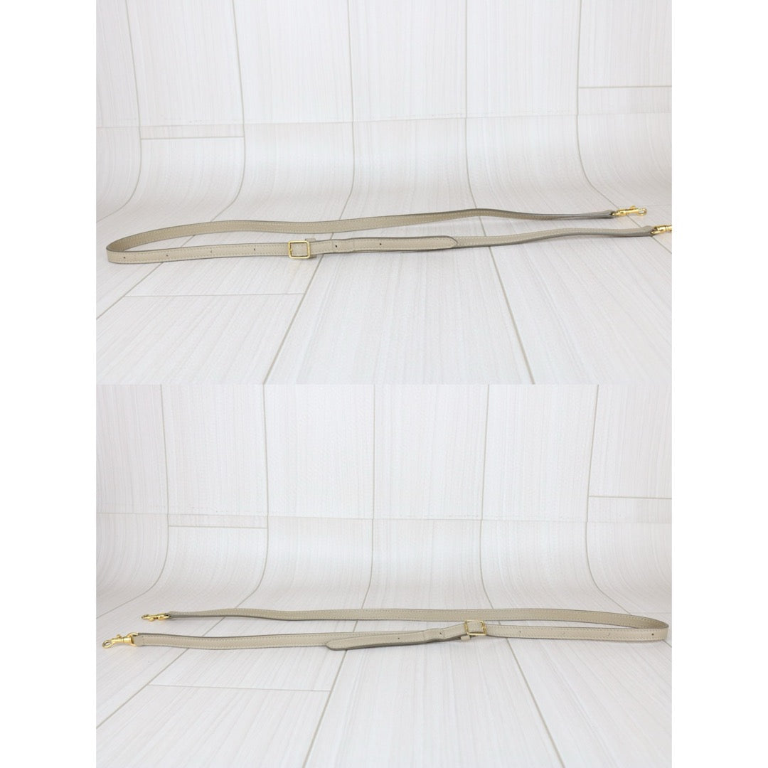 Very Good ( Rank A)｜CELINE Leather Calf Belt Nano Handbag Shoulder Bag Beige｜B25041506