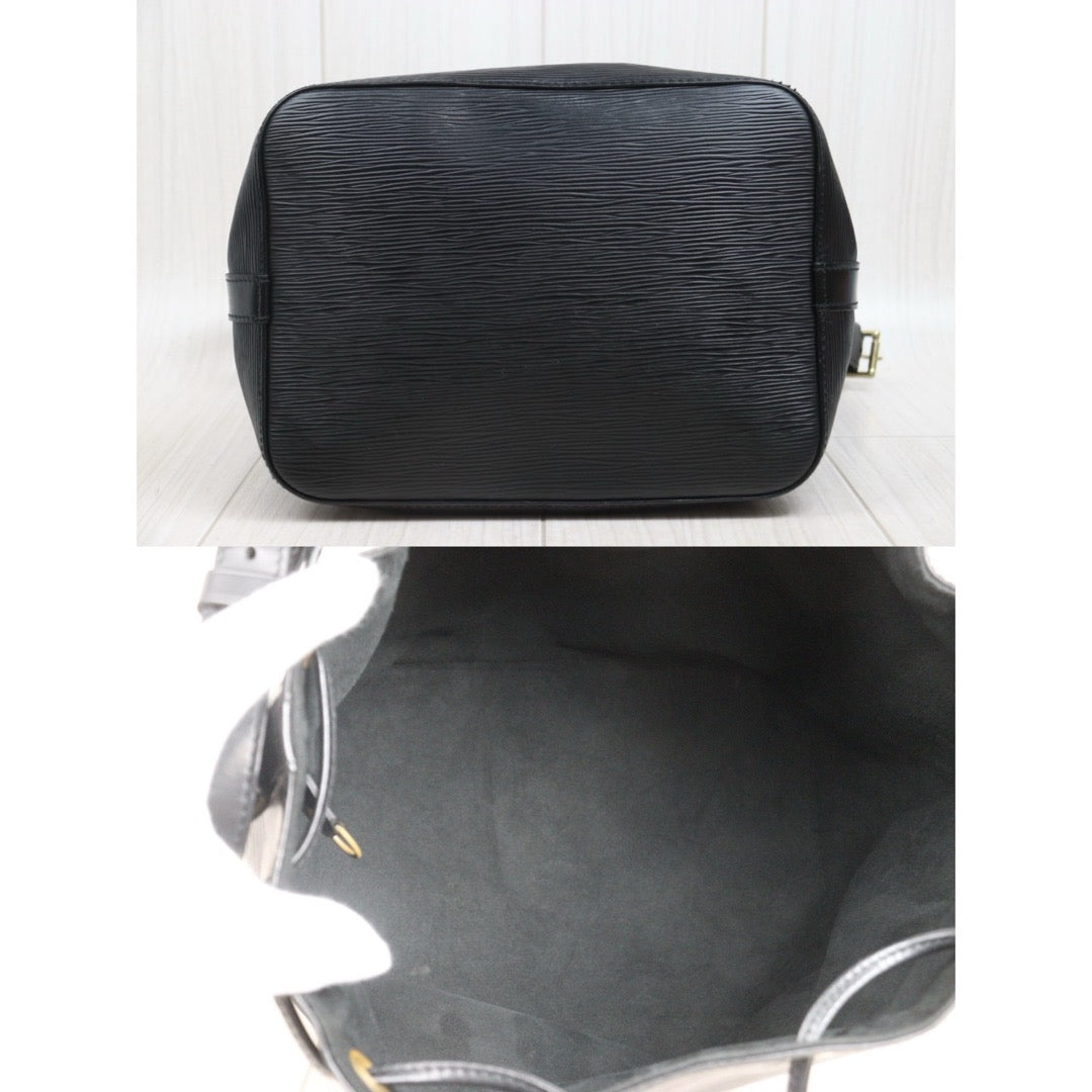 Include Entrupy Certificate of Authenticity｜Good ( Rank AB)｜Louis Vuitton Epi Slouchy Bucket Shoulder Bag Black｜26070316