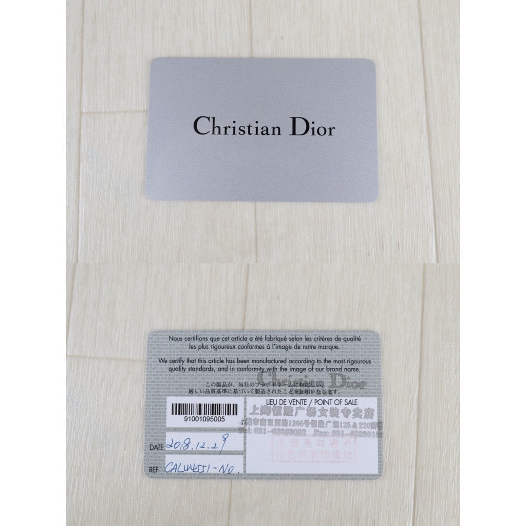 Very Good ( Rank A) ｜  Dior Lady Dior Lamb Skin 2WAY Handbag Shoulder Bag  Black  ｜S26012906