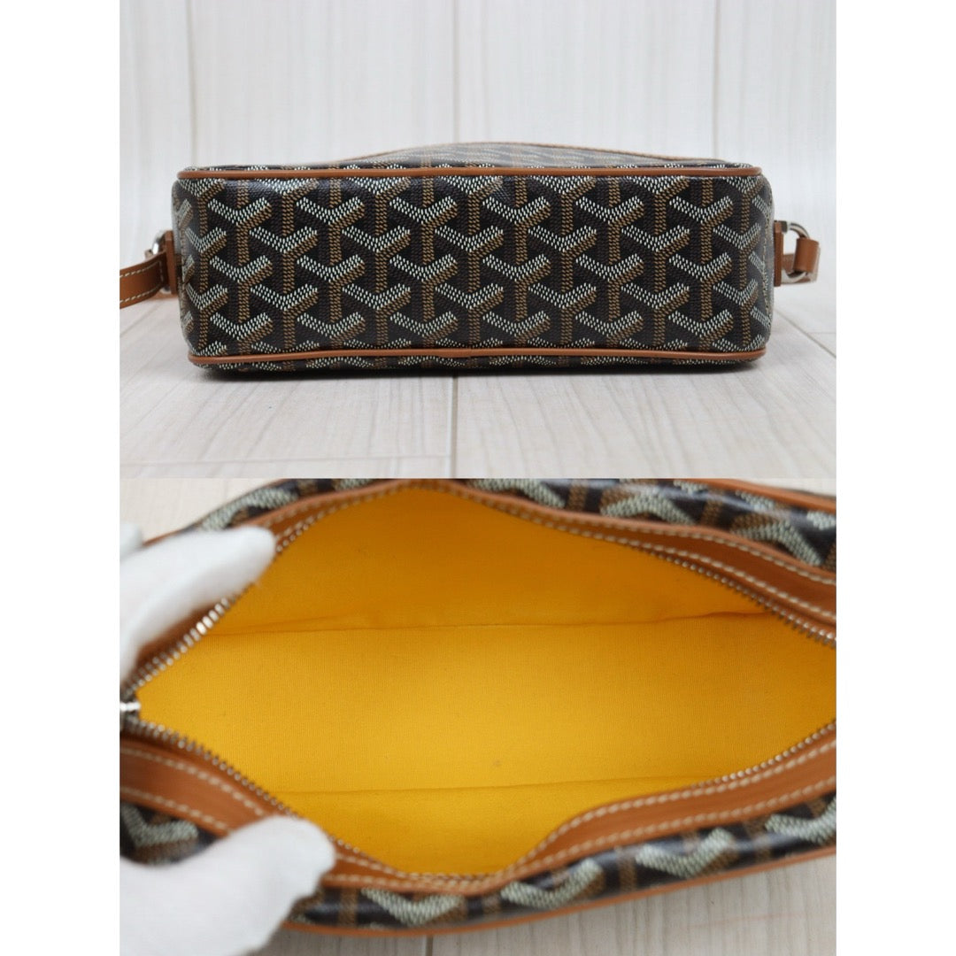 Very Good ( Rank A) ｜ Goyard Cap Vert Shoulder Bag Brown｜S25110310