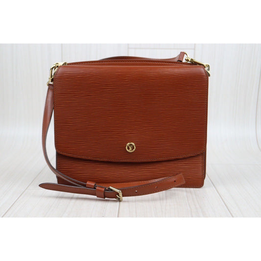 Rank A ｜LV Epi Grenelle Shoulder Bag Brown｜23111201