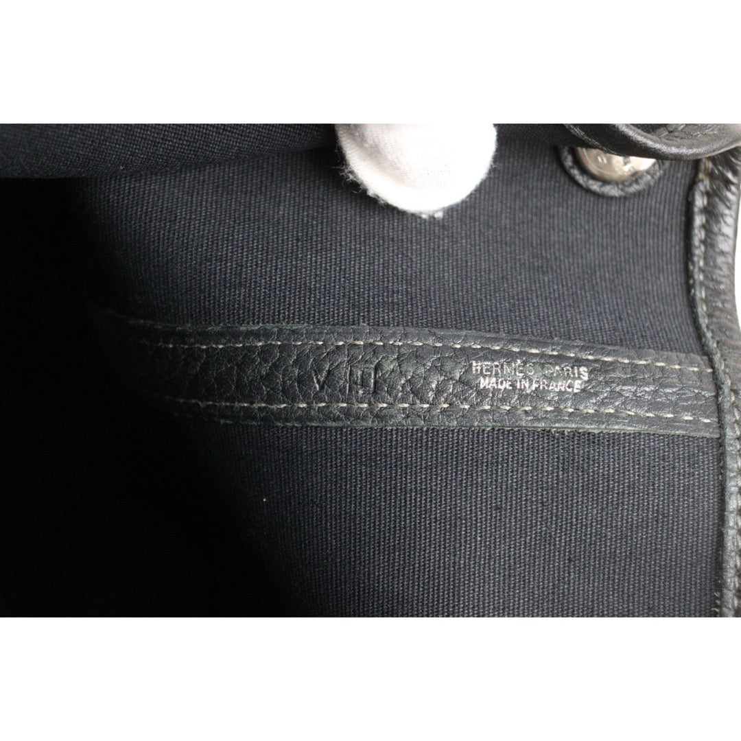 Good ( Rank AB)｜ HERMES Garden Party PM Black Handbag □I Stamp Made In 2005Year｜25111204