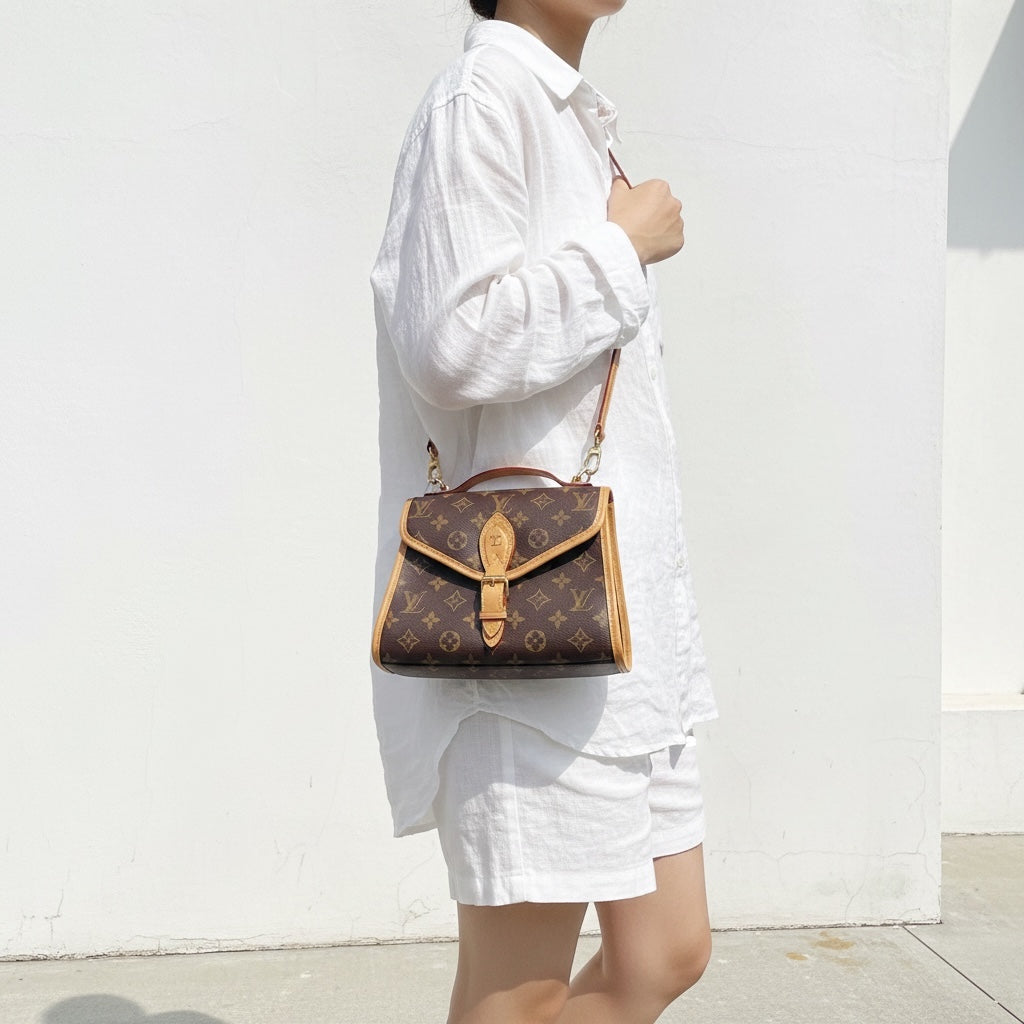 Include Entrupy Certificate of Authenticity｜Good ( Rank AB)｜Louis Vuitton Monogram Ivy ShoulderBag  Current Model｜S26060126