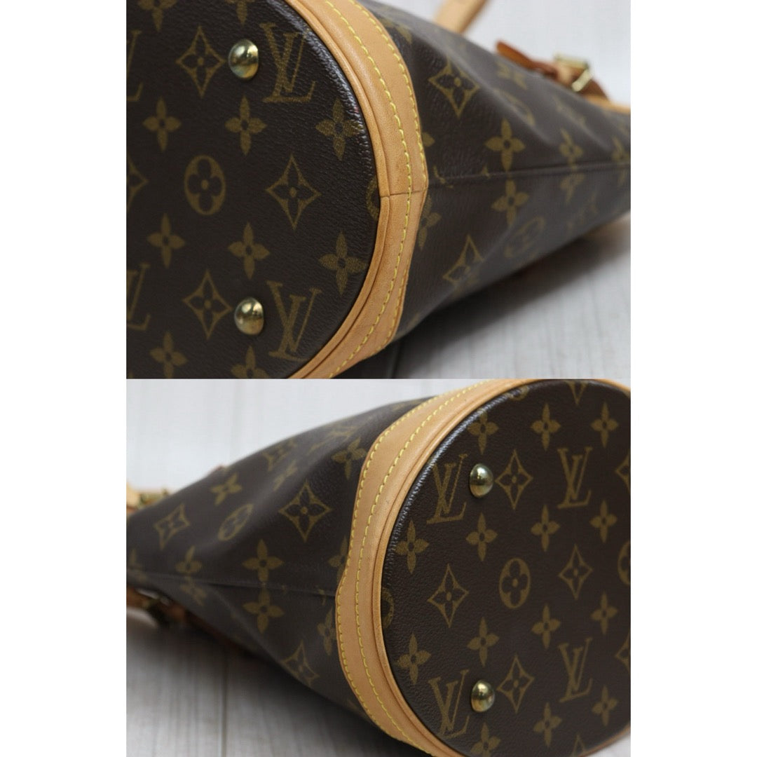 Include Entrupy Certificate of Authenticity｜Good ( Rank AB)｜ Louis Vuitton  Monogram Petit Bucket PM Tote Bag ｜26072201