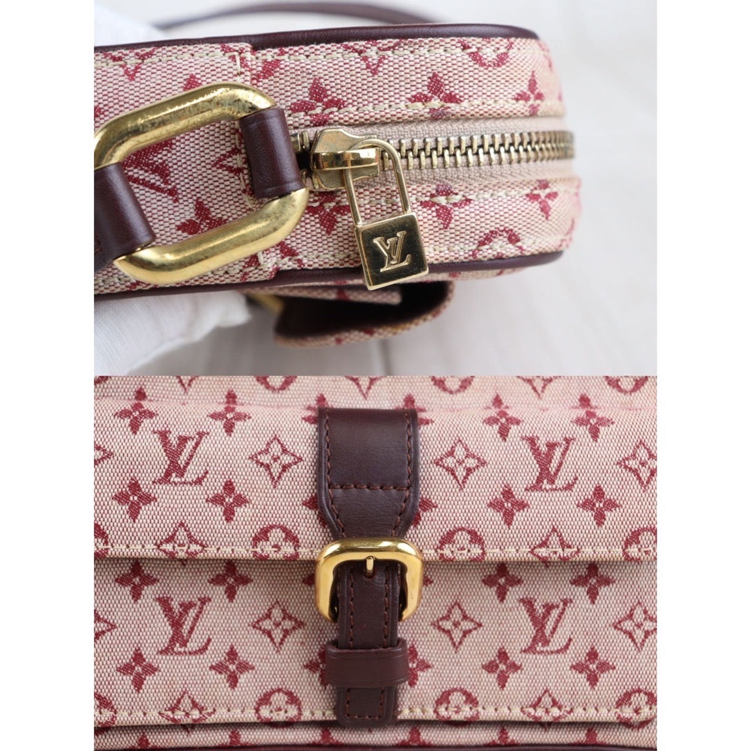 Rank AB ｜ LV Monogram Denim  Red Shoulderbag｜23072706