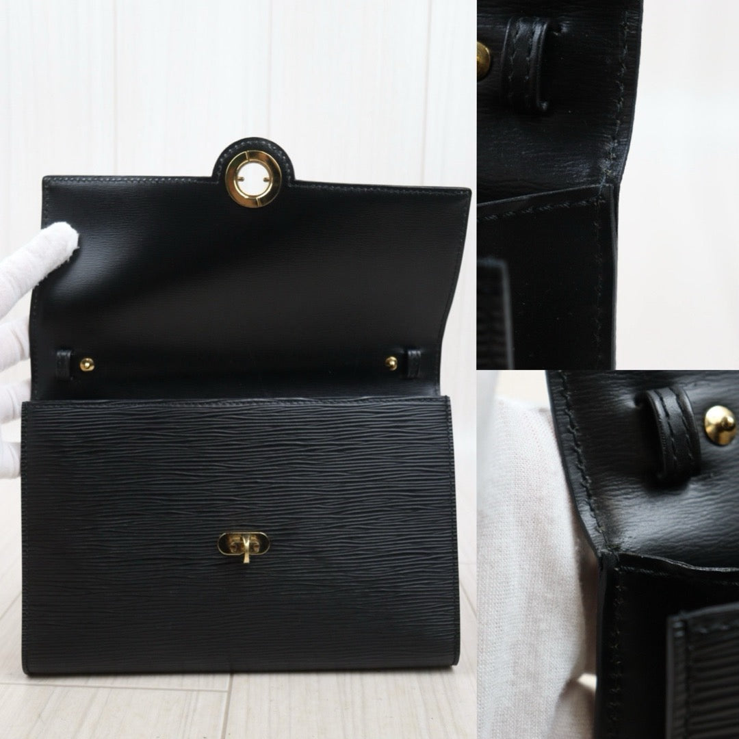 Very Good ( Rank A) ｜ LV Epi Pochette Arches 2WAY Clutch Bag Shoulder Bag Black｜25061702