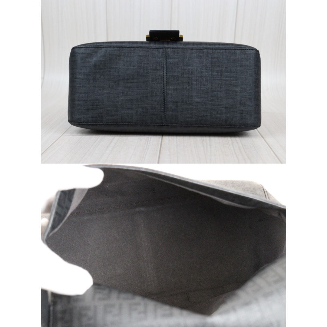 Rank A｜ FENDI Zucca Mamma Baguette Shoulder Bag ｜23121607