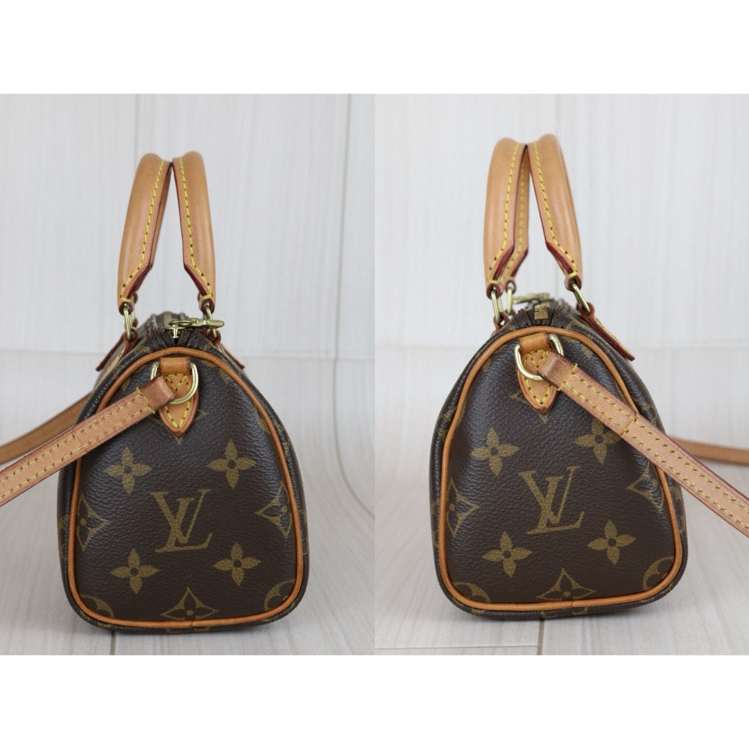 Good ( Rank AB)｜LV Monogram Nano Speedy  Shoulder Bag｜S24112202