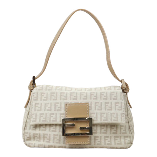 Rank A｜ FENDI Zucca Mamma Baguette Shoulder Bag ｜24070511