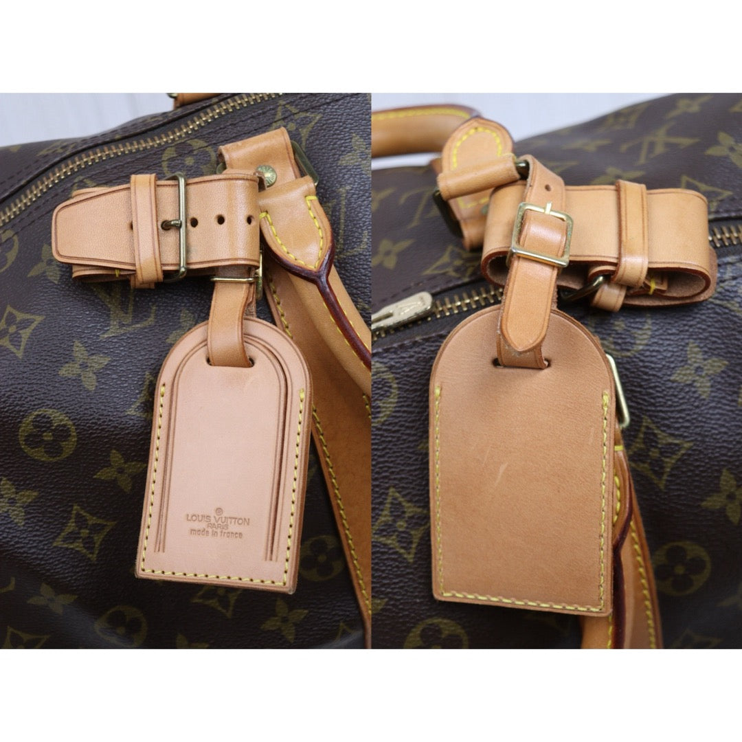 Include Entrupy Certificate of Authenticity｜Good ( Rank AB) ｜ Louis Vuitton Monogram Keepall Bandouliere 45 Handbag｜26031607