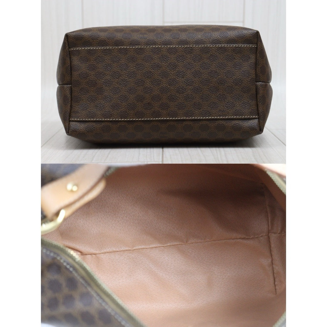 Include Entrupy Certificate of Authenticity｜Very Good ( Rank A)｜ CELINE Macadam Walking Handbag ｜26061205